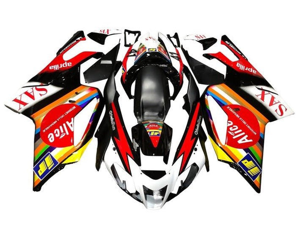 Aprilia RSV1000R Fairings (2003-2006) Red, Multi Color Alice at KingsMotorcycleFairings.com