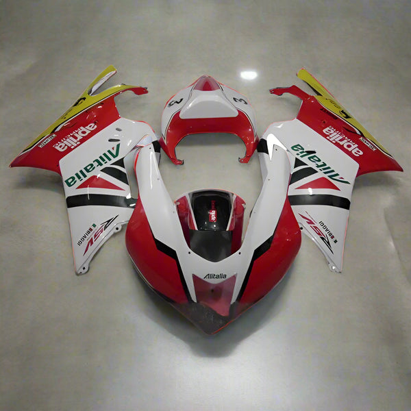 Aprilia RSV1000R Race Fairings (2003-2006) Red, White, Black #3 at KingsMotorcycleFairings.com