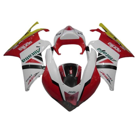 Aprilia RSV1000R Race Fairings (2003-2006) Red, White, Black #3 at KingsMotorcycleFairings.com