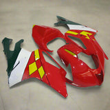 Aprilia RSV1000R Race Fairings (2003-2006) Red, Yellow, White, Green at KingsMotorcycleFairings.com