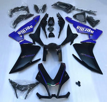 Aprilia RSV4 1000 Fairings (2009-2015) Matte Black, Matte Blue at KingsMotorcycleFairings.com