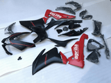 Aprilia RSV41000 Fairings (2009-2015) Matte Black, Red, White at KingsMotorcycleFairings.com