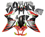 Aprilia RSV4 1000 Fairings (2009-2015) Matte Red, Black, Green at KingsMotorcycleFairings.com