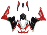 Aprilia RSV4 1000 Fairings (2009-2015) Red, Black, White, Green at KingsMotorcycleFairings.com