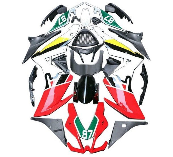 Aprilia RSV4 1000 Fairings (2009-2015) Red, White, Black, Green, Yellow at KingsMotorcycleFairings.com