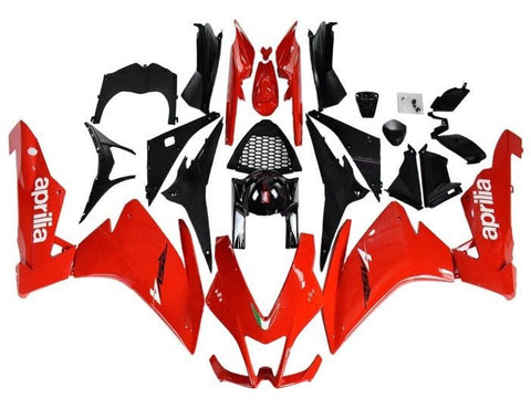 Aprilia RSV4 1000 Fairings (2009-2015) Red at KingsMotorcycleFairings.com
