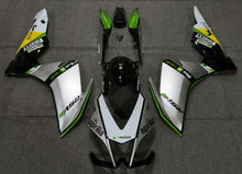 Aprilia RSV4 1000 Fairings (2009-2015) Silver, Green, Black at KingsMotorcycleFairings.com