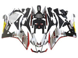 Aprilia RSV4 1000 Fairings (2009-2015) Silver, Red, Beacon at KingsMotorcycleFairings.com