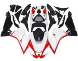 Aprilia RSV4 1000 Fairings (2009-2015) White, Black, Red at KingsMotorcycleFairings.com