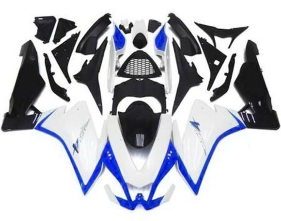 Aprilia RSV4 1000 Fairings (2009-2015) White, Blue, Black at KingsMotorcycleFairings.com