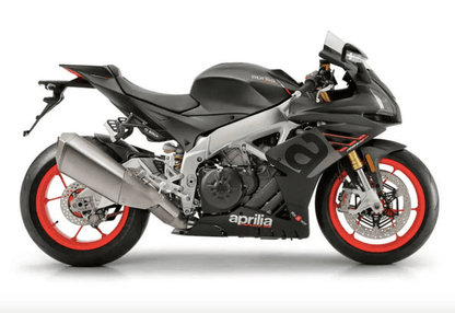 Aprilia RSV4 1000 Fairings (2016-2020) Matte Black, Gray, Red from KingsMotorcycleFairings.com