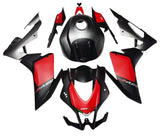 Aprilia RSV4 1000 Fairings (2016-2020) Matte Black, Red, Gray at KingsMotorcycleFairings.com