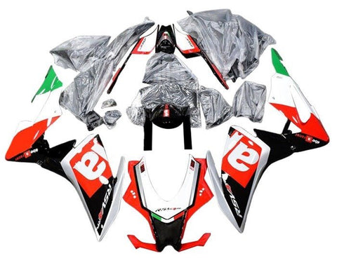 Aprilia RSV4 1000 Fairings (2016-2020) Red, Black, Silver, Green at KingsMotorcycleFairings.com