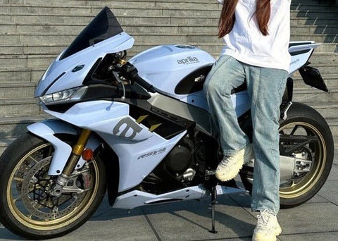 Aprilia RSV4 1100 Fairings (2022-2024) Matte Light Blue at KingsMotorcycleFairings.com