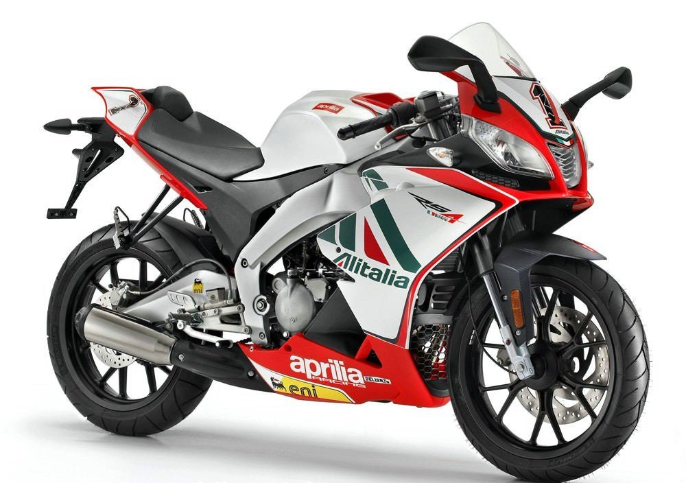 Aprilia RS4 50 (2012-2016) Red, White, Green, Yellow from KingsMotorcycleFairings.com