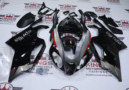 Aprilia RSV1000R Fairing Kit (2003-2006) Black, Gray, Red at KingsMotorcycleFairings.com