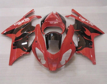 Aprilia RSV1000R Fairings (2003-2006) Red, Black, White by KingsMotorcycleFairings.com