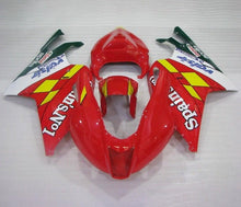 Aprilia RSV1000R Race Fairings (2003-2006) Red, Yellow Spain by KingsMotorcycleFairings.com