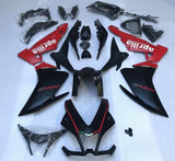 Aprilia RSV4 1000 Fairings (2009-2015) Matte Black, Red, White at KingsMotorcycleFairings.com