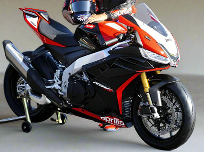 Aprilia RSV4 1100 Fairing set (2021-2024) Black, Red, White at KingsMotorcycleFairings.com