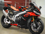 Aprilia RSV4 1100 Fairing set (2021-2024) Red, Black at KingsMotorcycleFairings.com