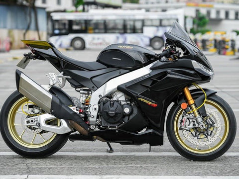 Aprilia RSV4 1100 Fairings (2022-2024) Black at KingsMotorcycleFairings.com