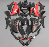 Aprilia RSV4 Fairings (2009-2015) Matte Black, Red, Gray at KingsMotorcycleFairings.com