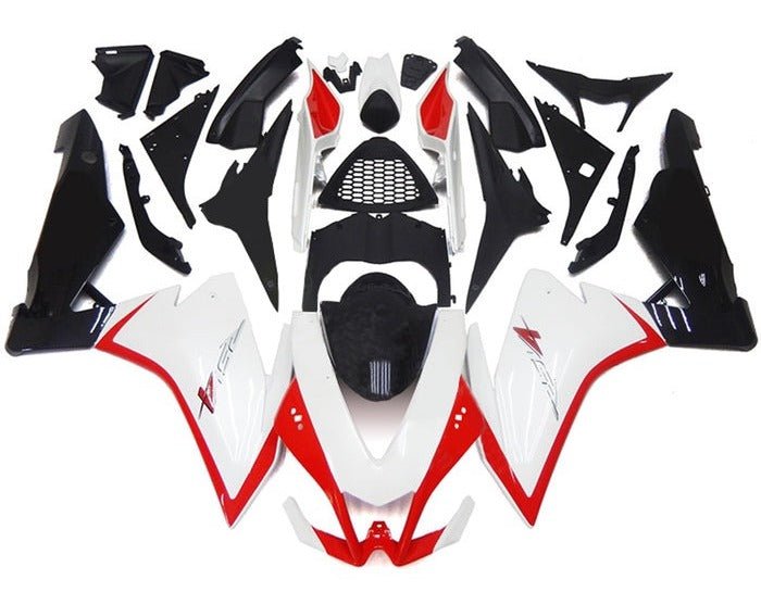 Aprilia RSV4 Fairings (2009-2015) White, Black, Red at KingsMotorcycleFairings.com