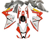 Aprilia RSV4 Fairings (2009-2015) White, Red, Yellow at KingsMotorcycleFairings.com