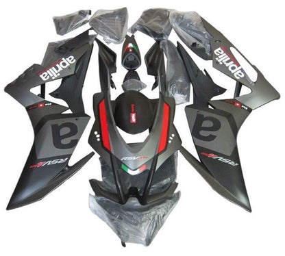 Aprilia RSV4 Fairings (2016-2020) Matte Gray, Black, Red at KingsMotorcycleFairings.com