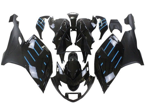 BMW K1200S Fairings (2005-2010) Black, Blue at KingsMotorcycleFairings.com