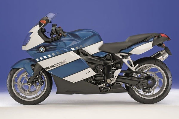 BMW K1200S Fairings (2005-2010) Blue, White Stripe at KingsMotorcycleFairings.com