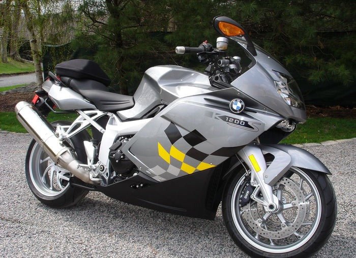 BMW K1200S Fairings (2005-2010) Silver, Black, Yellow at KingsMotorcycleFairings.com