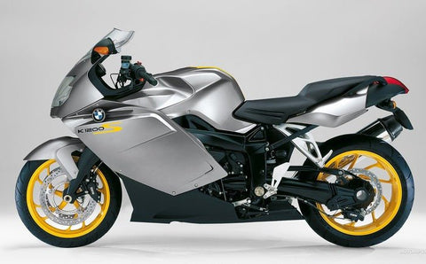 BMW K1200S Fairings (2005-2010) Silver, Yellow at KingsMotorcycleFairings.com