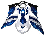 BMW K1200S Fairings (2005-2010) White, Blue at KingsMotorcycleFairings.com