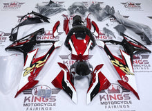 BMW S1000RR Fairing Kit (2019-2022) Candy Red, White, Black, Gold at KingsMotorcycleFairings.com