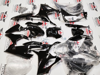 BMW S1000RR Fairing Set (2019-2022) Gloss Black, Matte Black at KingsMotorcycleFairings.com