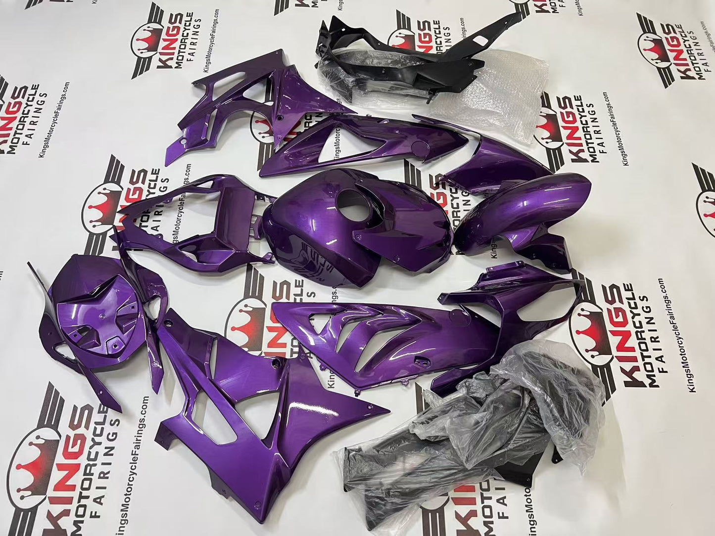 BMW S1000RR Fairings (2009-2014) All Purple at KingsMotorcycleFairings.com