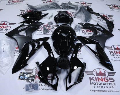 BMW S1000RR Fairings (2009-2014) Black Gloss, Flat Black from KingsMotorcycleFairings.com