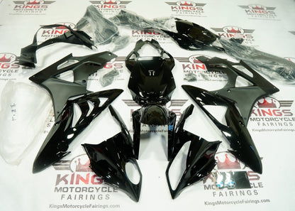 BMW S1000RR Fairings (2009-2014) Black, Matte Black from KingsMotorcycleFairings.com
