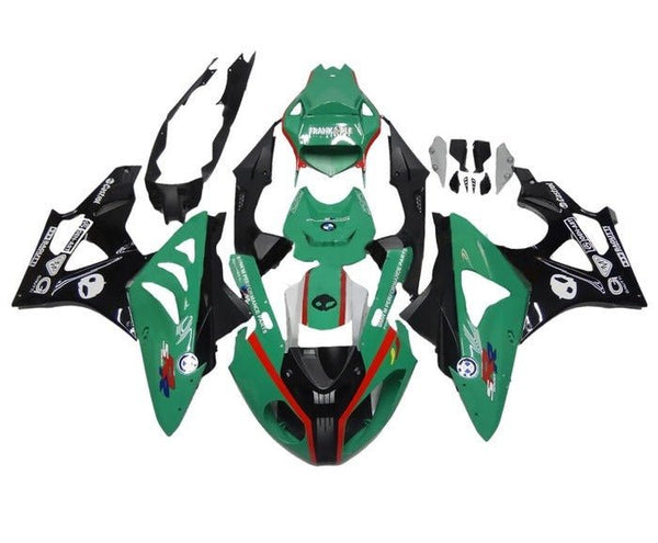BMW S1000RR Fairings (2009-2014) Green at KingsMotorcycleFairings.com