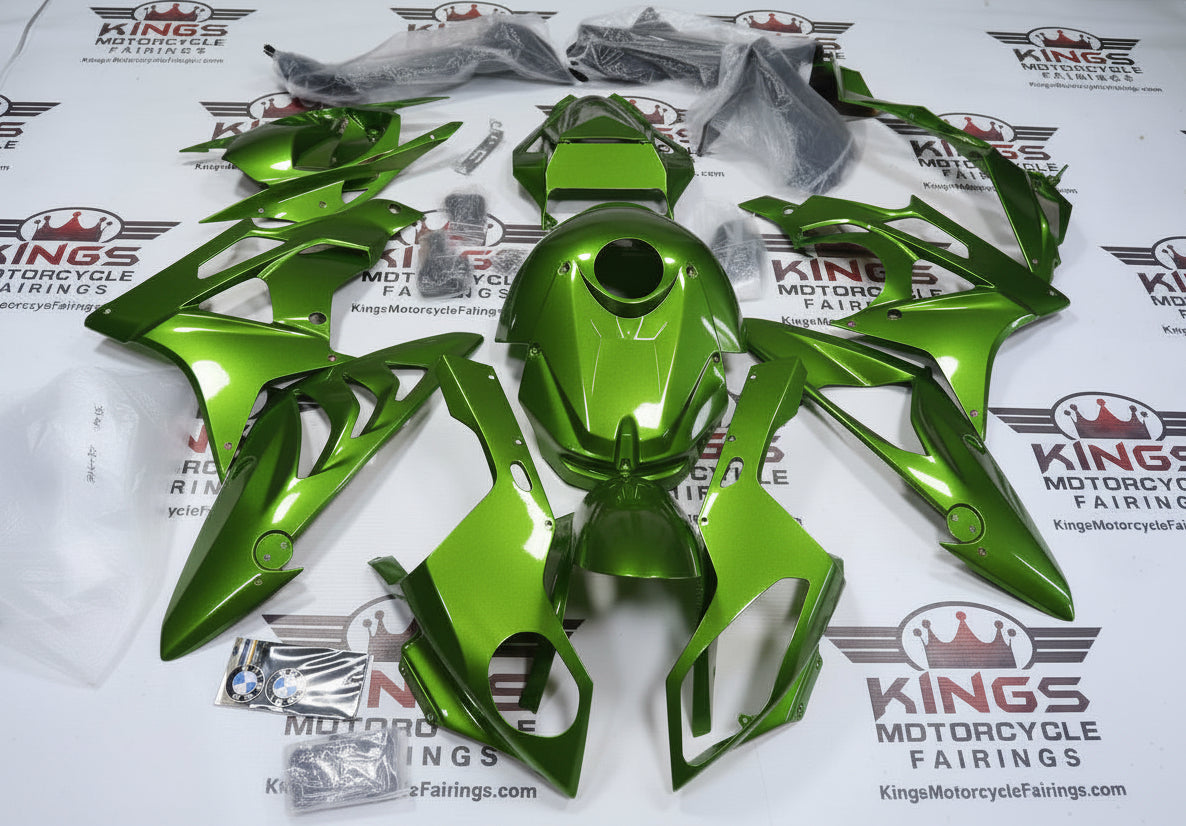 BMW S1000RR Fairings (2009-2014) Green | Kings Motorcycle – Kings ...