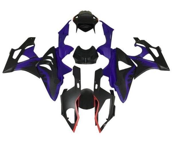 BMW S1000RR Fairings (2009-2014) Matte Black, Blue, Red at KingsMotorcycleFairings.com