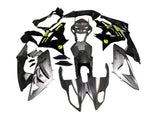 BMW S1000RR Fairings (2009-2014) Matte Silver, Gloss Black, Yellow at KingsMotorcycleFairings.com