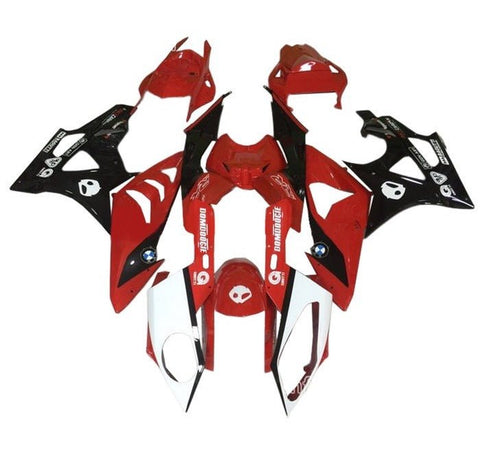 BMW S1000RR Fairings (2009-2014) Red, Black, White Alien at KingsMotorcycleFairings.com