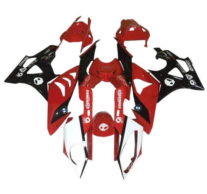 BMW S1000RR Fairings (2009-2014) Red, Black, White Alien at KingsMotorcycleFairings.com