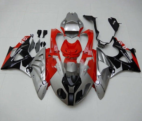 BMW S1000RR Fairings (2009-2014) Silver, Red, Black at KingsMotorcycleFairings.com