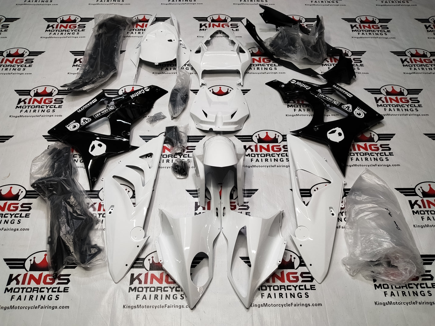 BMW S1000RR Fairings (2009-2014) White, Black, Alien at KingsMotorcycleFairings.com