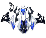 BMW S1000RR Fairings (2009-2014) White, Blue, Black HP at KingsMotorcycleFairings.com