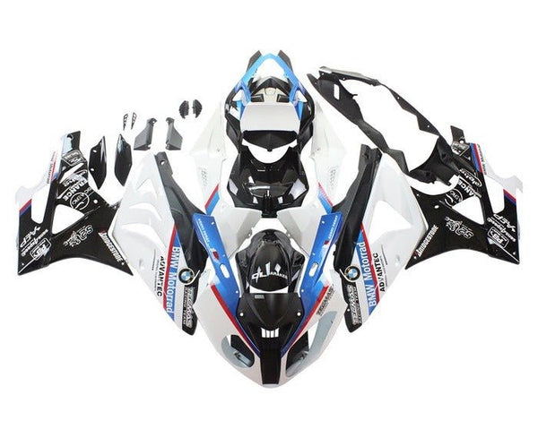 BMW S1000RR Fairings (2009-2014) White, Blue, Red, Motorad at KingsMotorcycleFairings.com